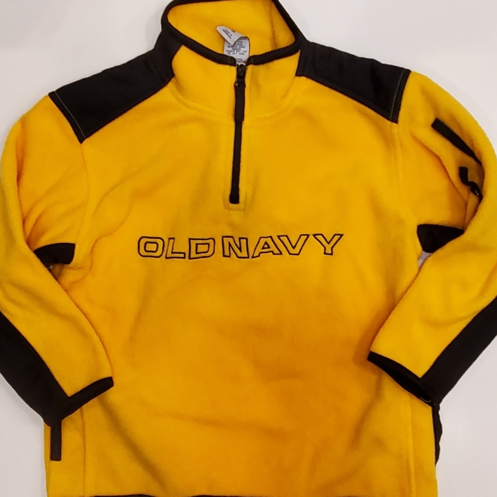 Old Navy blue yellow fleece, siz…